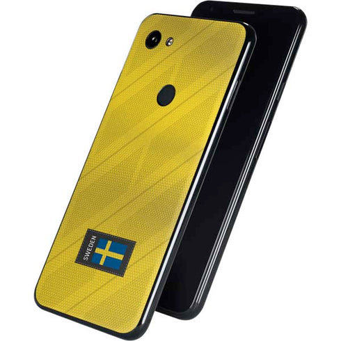 Sweden Soccer Flag Google Pixel 3a Skin